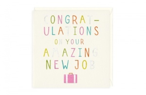 Congratulations On Your New Job Card
